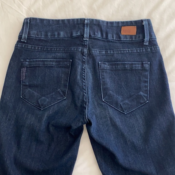 Paige flare dark wash jeans size 25 - Picture 10 of 10
